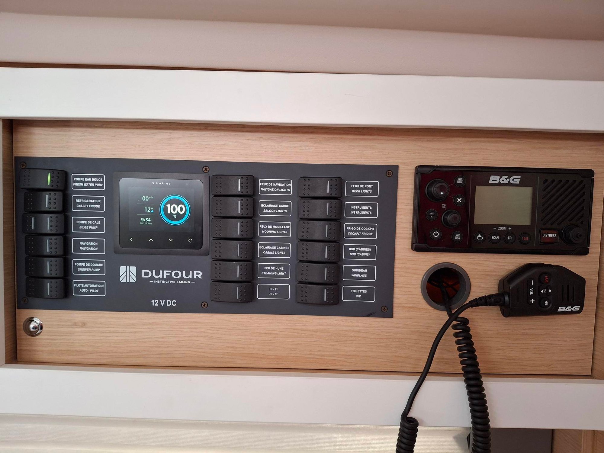 44.3 Dufour Emsland main panel 44.3 Dufour Emsland main panel
