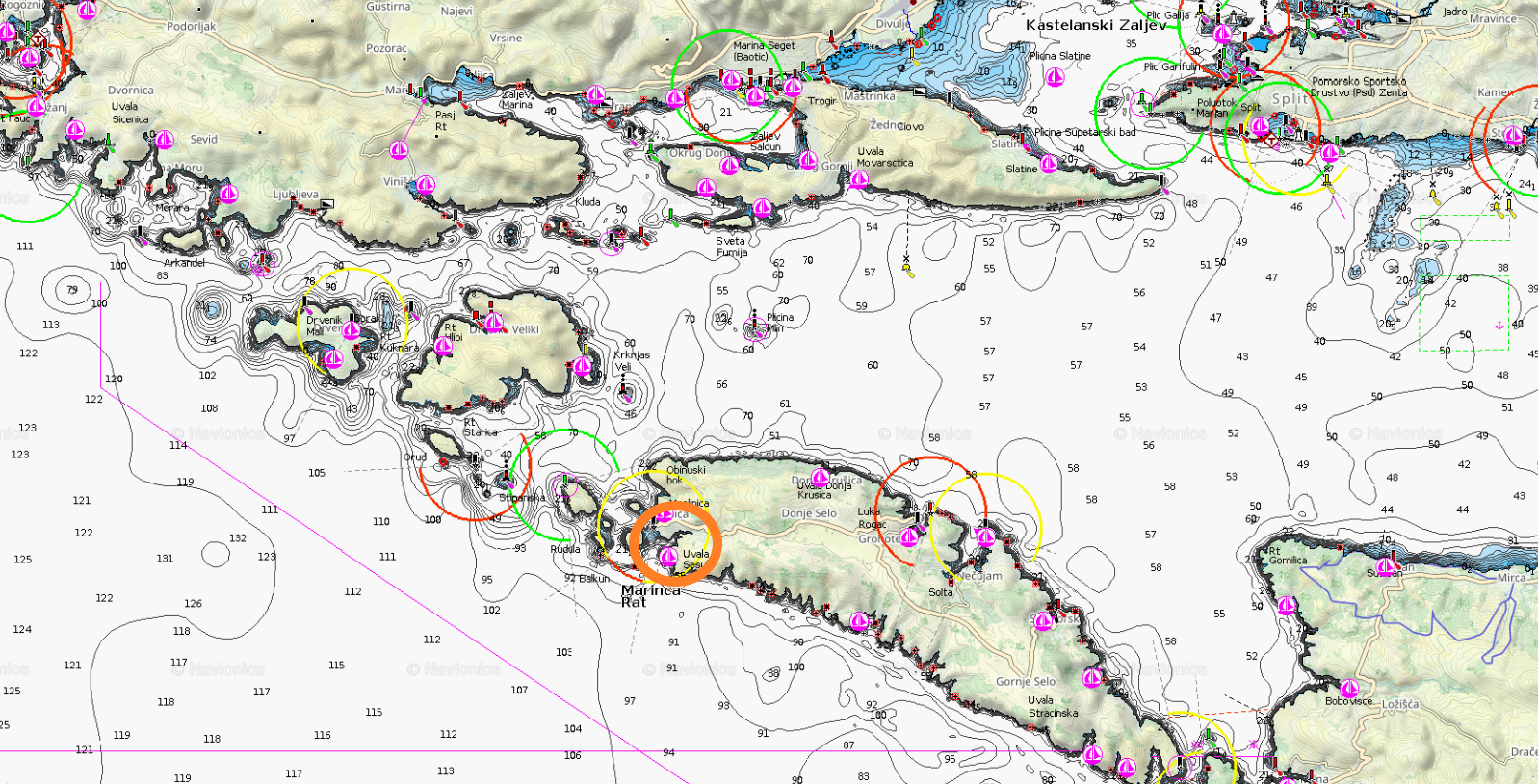 Navionics Šešula only Navionics Šešula only