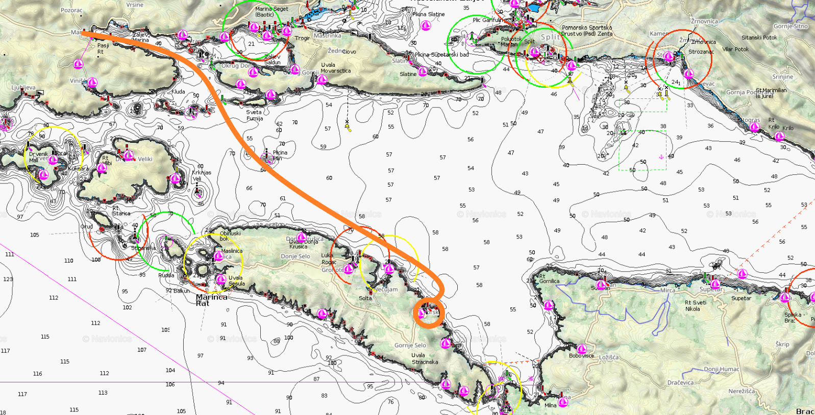 Navionics Brac FL stomorska Navionics Brac FL stomorska