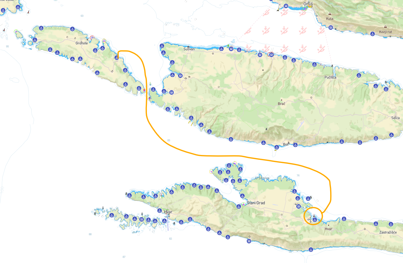 stomorska to jelsa stomorska to jelsa